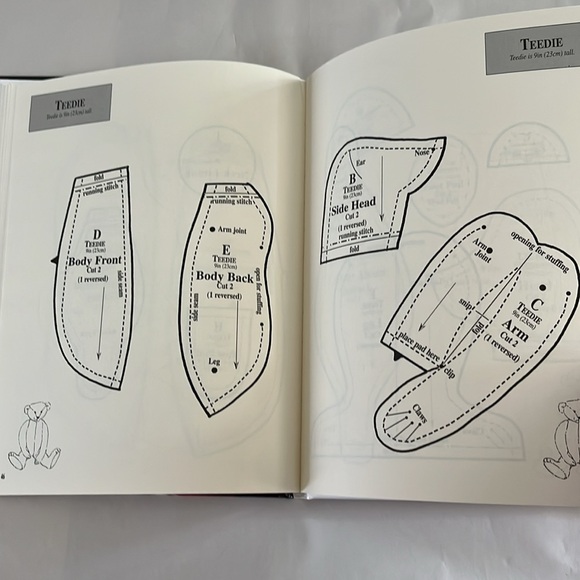 NWT Teddy’s Bears Tales & Patterns Hardcover BOOK Linda Mullins Patriotic 1997 - Picture 16 of 17